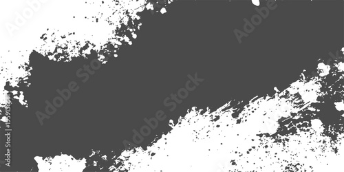 Abstract an evocative visual narrative, featuring a textured and layered grunge effect, in striking black and gray hues, presenting a versatile design element.