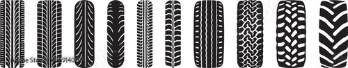 Tire Tread Pattern Track Set