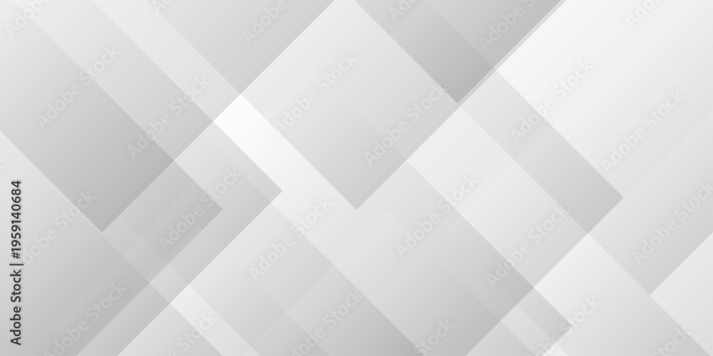 Fototapeta premium Abstract cube vector element layer transparent overlay diamond triangle. paper white and gray gradient technology pattern web corporate brochure layer space texture background.
