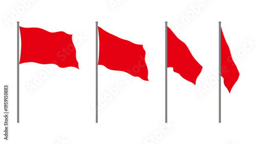 旗　イラスト　セット