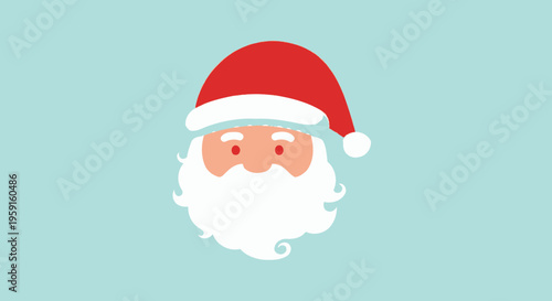 Christmas Festivities, Santa Claus Illustration, Holiday Spirit, Graphic Design, Cheerful Environment