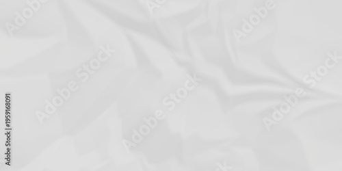 White fabric background. white crumpled paper background texture pattern overlay. wrinkled high resolution arts craft and Seamless white crumpled paper.