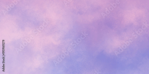 abstract purple watercolor wall texture paint light wallpaper sky cloudy background.