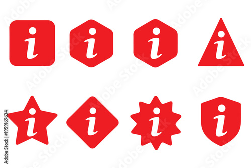 “Information Icon Vector – Modern Minimal Info Symbol in Flat Design”