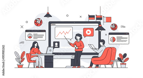 Study a new global web school class to help an adult learn fast online