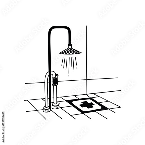 Emergency Safety Shower Station