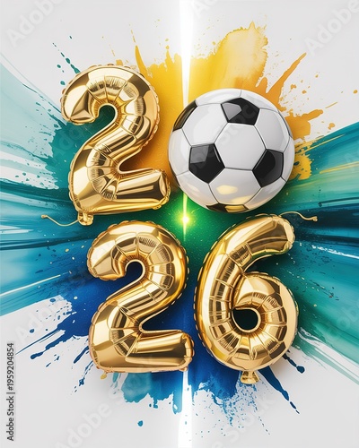 Vibrant Dynamic Football World Cup Match Scene with Energetic Crowd Bold Red and Green Accents for Sports Marketing Broadcast Graphics and Fan Engagement Materials