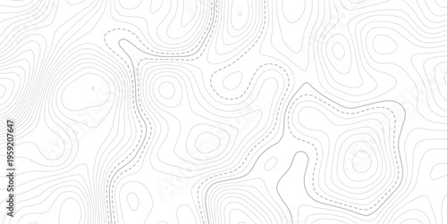 Vector geographic contour mounted map background. Abstract minimal The patter discovery vector topo map.abstract wavy background. topographic contour background.