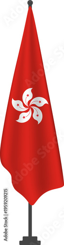 Canvas Print hongkong flag