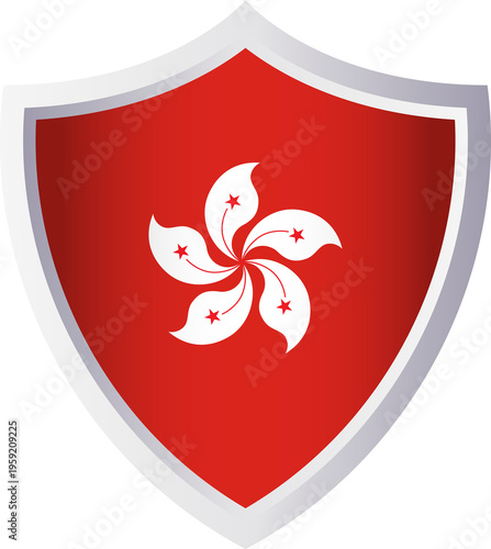 Canvas Print hongkong flag