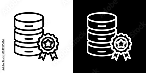 Data Quality icon set multiple style collection