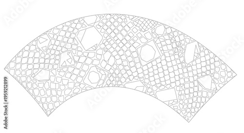 Detailed illustration of cracked surface.