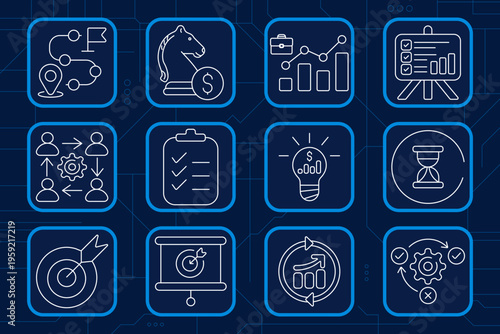 Lottery set icon. Winning car prize, lottery ticket, winner badge, money payout, trophy cup, lucky clover hand, lottery machine, scratch card, celebration confetti, reward card, gift box, cash prize