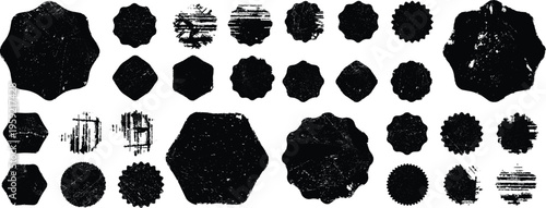 Big collection of Grunge post Stamps . Circles. Large set of Banners, Insignias , Logos, Icons, Labels and Badges . vector distress textures.blank shapes.
