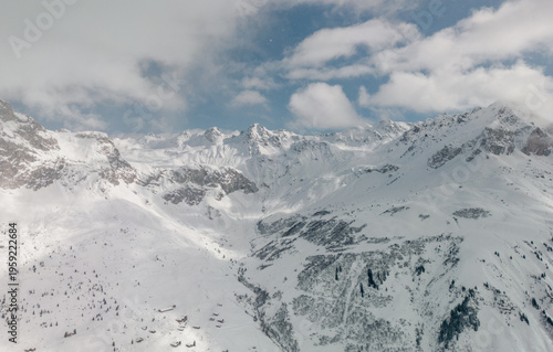 Photography snow covered mountains