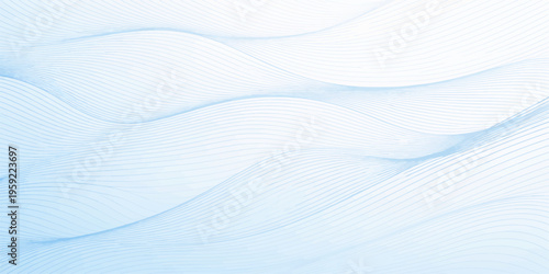 Abstract blue wave background with flowing lines and smooth curves in a modern digital design style
