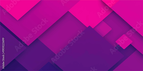 Abstract purple and pink background featuring a triangle pattern and mosaic style with diamond shapes in a vector illustration template for a light art banner and decoration