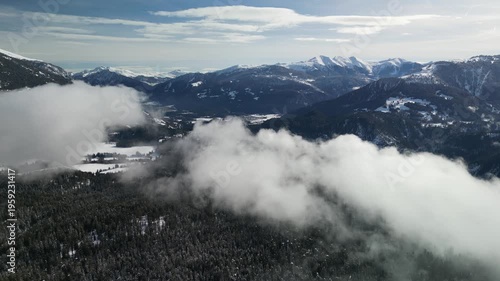 fog in the mountains