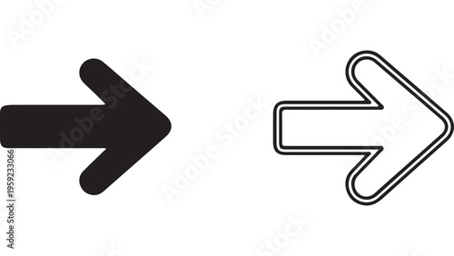 Arrow icons set with transparent background