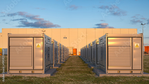 Battery Energy Storage System integrated into the natural environment