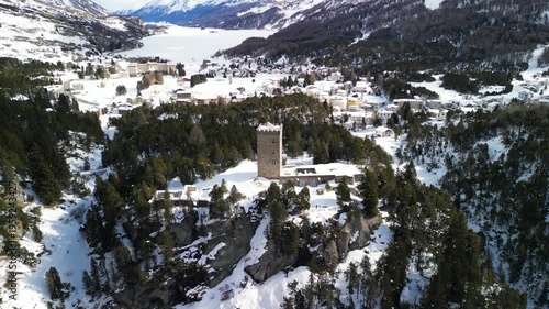 ski resort in the alps