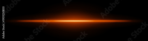 Neon laser beam. Bright horizontal light streak with intense glow blur, radiant core line across dark background, minimal sci fi style, luminous flare effect, abstract energy wave, soft bloom aura.