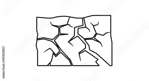 Dry Cracked Earth Texture Background