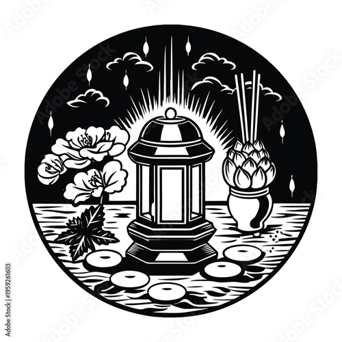 Vector illustration set featuring a cartoon bird inside a cage alongside a glass of beer and a drink cup icon designArtistic cartoon vector illustration set featuring a bird in a cage alongside a glas