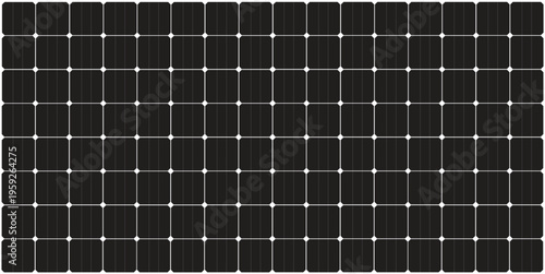 Solar Panel Grid Pattern background vector illustration