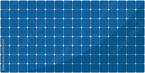 Solar Panel Grid Pattern background vector illustration