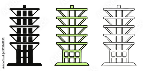 Traditional pagoda-style tower illustration shown