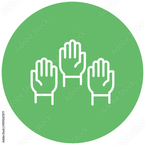 Raise Hand Icon