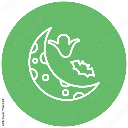 Halloween Moon Icon