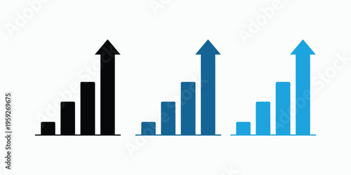Increasing trends and growth rates illustrated