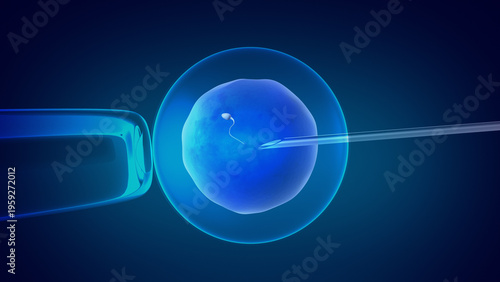 фотографія In vitro fertilisation concept artificial insemination