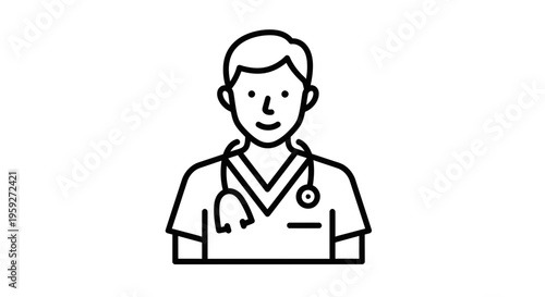 Doctor Icon, Medical Professional, Healthcare, Stethoscope, Clinic, Hospital, Medicine, Care