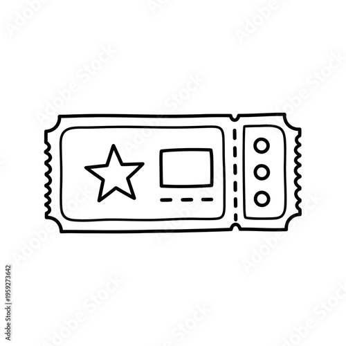 Stylish Electronic Music Ticket Design with Creative Elements for Events