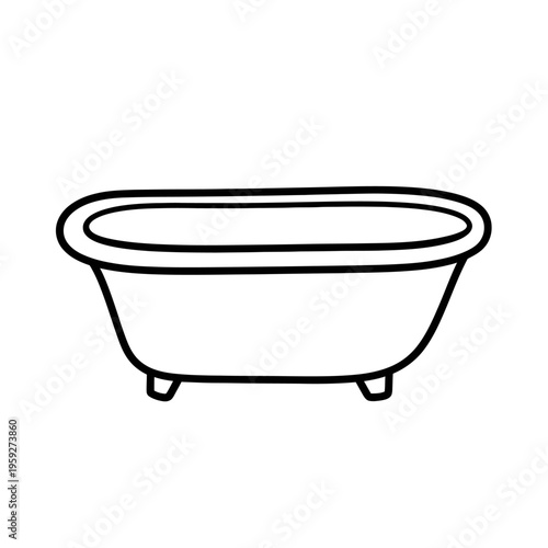 Stylish Modern Bathtub for Bathroom Renovation and Relaxation