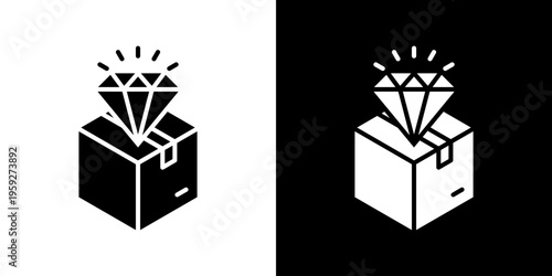 Product Icon Set Vector Collection Isolated In Black And White