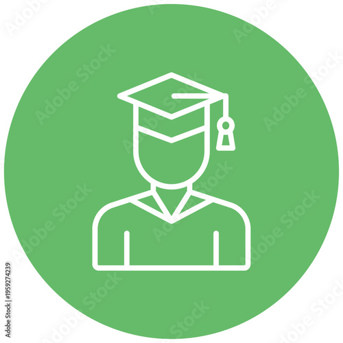 Male Graduate Icon
