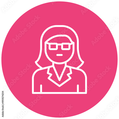 Female Professor Icon