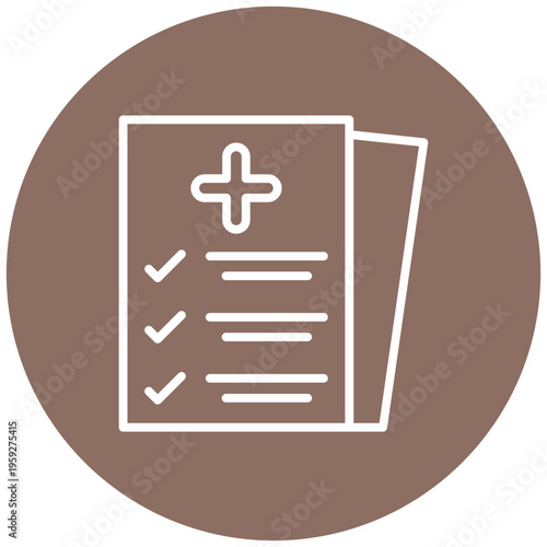 Medical Report Icon