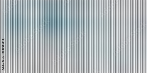 Vector ribbed glass texture background. Blue white grey green ribbed glass. Mesh gradient. acrylic ribbed bath surface. Reeded glass background semitransparent overlay. Bath wall window