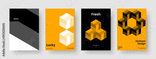 Modern Report Layout. Abstract Book Cover Design. Isolated Flyer Template. Poster. Banner. Background. Business Presentation. Brochure. Catalog. Portfolio. Newsletter. Notebook. Advertising