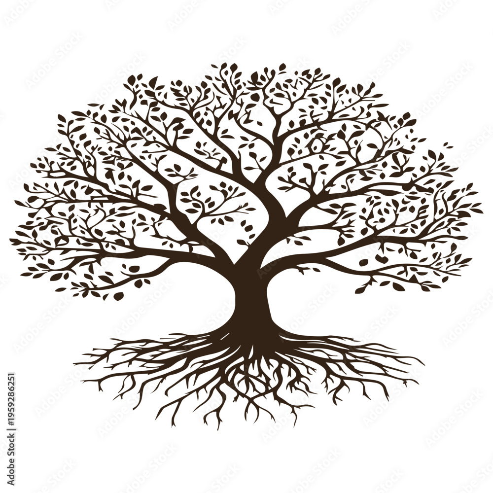 Obraz premium Geometric Segmented Tree of Life 