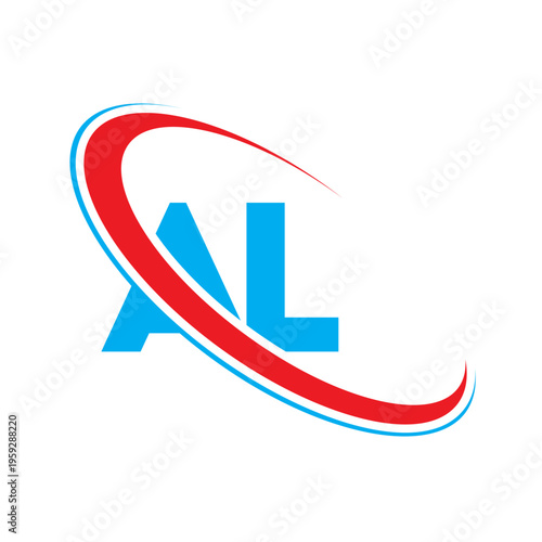 Free Download Modern AL logo, sleek and professional, ideal for corporate identity, business emblem, creative branding, dynamic swoosh element, memorable mark - GFXLoad