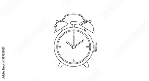 Retro Alarm Clock, Vintage Style, Time Management, Wake Up Call, Classic Design