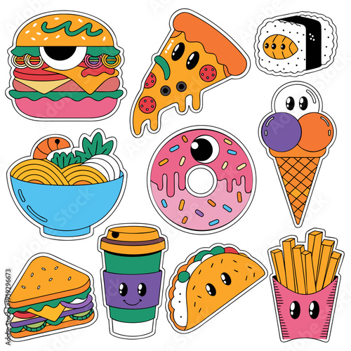 food icons set