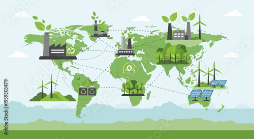 Global Renewable Energy Network and Sustainable Industry.