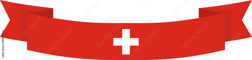 Fototapeta premium swiss flag switzerland